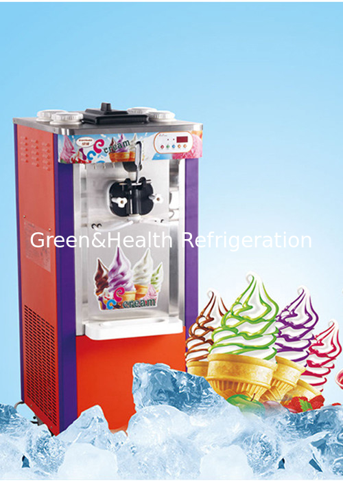 R404A 22L Ice Cream Making Machine Three Color Ice Cream Maker