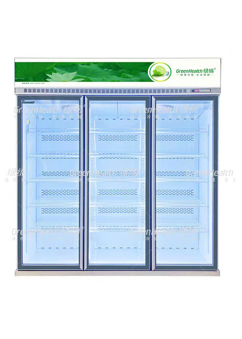 1000L Stand Back Bar Cooler Upright Display Refrigerator Adjustable Shelf For Beer Drink Cold