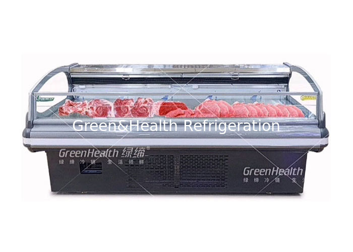 European Style Commercial Fresh Meat Showcase Deep Freezer Display