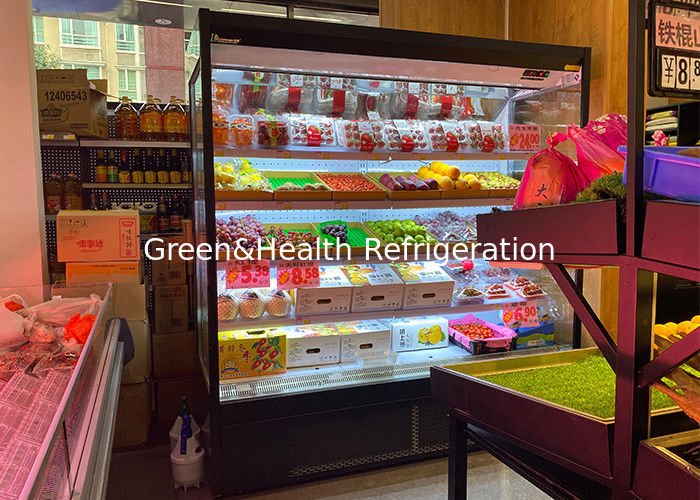 Supermarket Vegetable Cooler Multideck Drinks Vegetable And Fruit Open