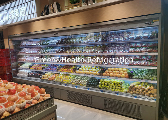 Supermarket Vegetable Cooler Multideck Drinks Vegetable And Fruit Open