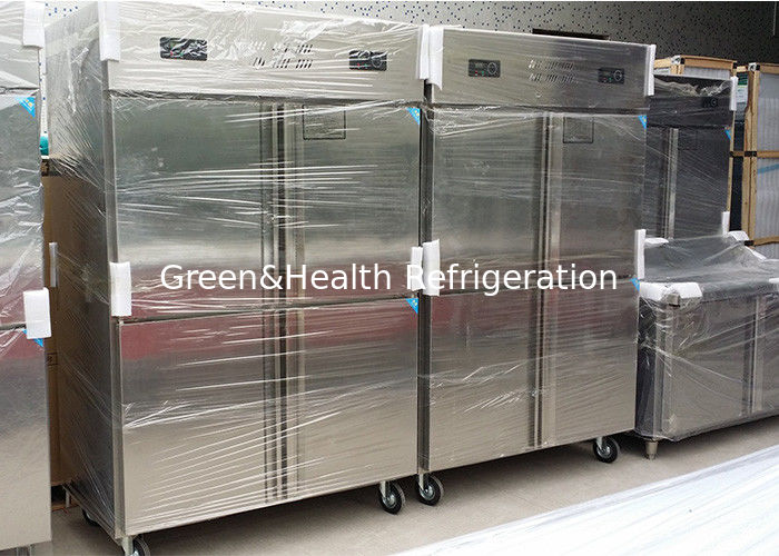 Commercial Stainless Steel Reach-In Freezer with Auto-Defrost and LED Lighting for Restaurant Kitchens