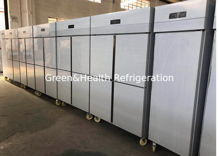 Commercial Stainless Steel Reach-In Freezer with Auto-Defrost and LED Lighting for Restaurant Kitchens