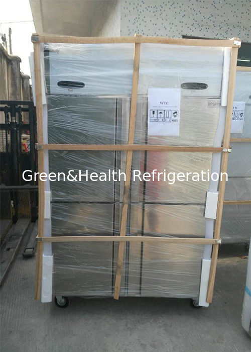 Commercial Stainless Steel Reach-In Freezer with Auto-Defrost and LED Lighting for Restaurant Kitchens