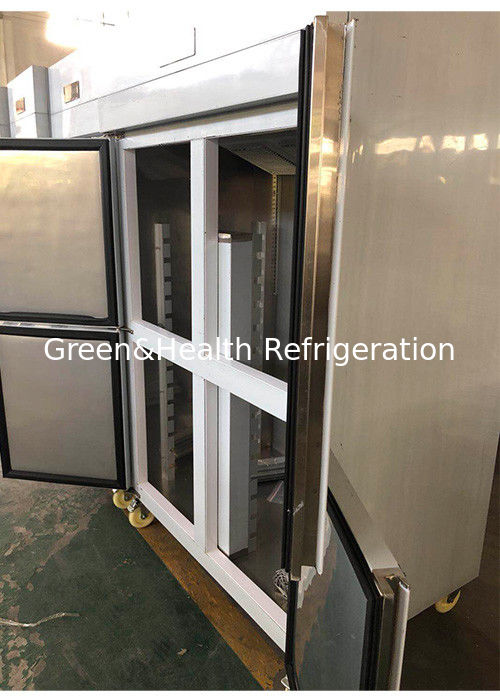 Commercial Stainless Steel Reach-In Freezer with Auto-Defrost and LED Lighting for Restaurant Kitchens