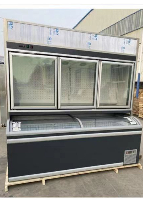 Famous Brand Compressor Combination Display Fridge Freezer With 3 / 4 Doors