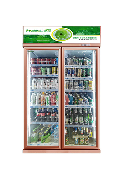 Commercial Multiple Glass Door Luxury Upright Refrigerator Deep Fridge For Supermarket