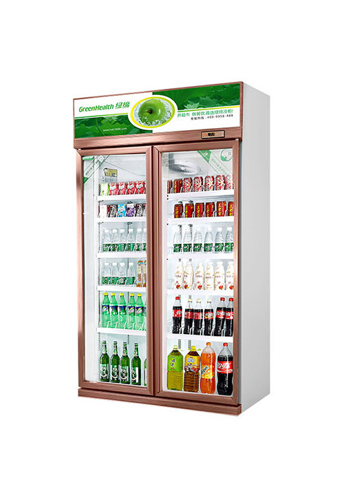 Commercial Multiple Glass Door Luxury Upright Refrigerator Deep Fridge For Supermarket