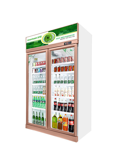 Commercial Multiple Glass Door Luxury Upright Refrigerator Deep Fridge For Supermarket