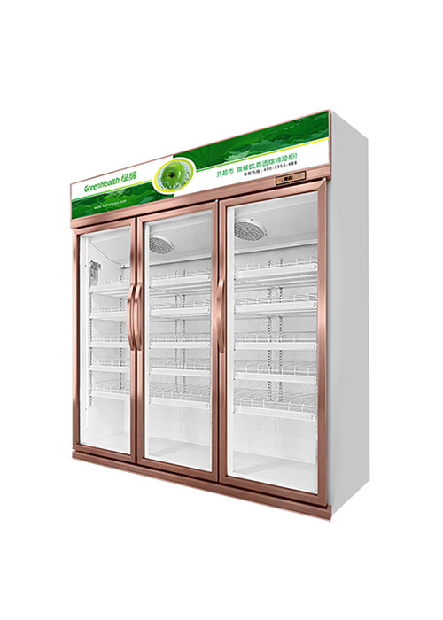 Commercial Multiple Glass Door Luxury Upright Refrigerator Deep Fridge For Supermarket