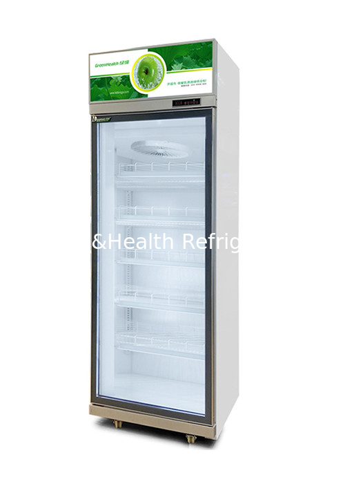 4 Doors Commercial Display Freezer 2087L Self Closing Glass Door Refrigeration Equipment