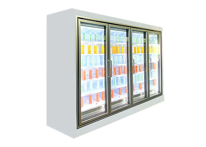 Remote Plug In System Beverage Fridge R404a Refrigeration Equipment For Shopping Mall