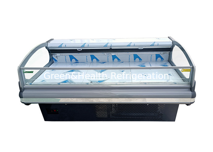 Green&Health Horizontal Refrigerator With Air Curtain For Fish/Fresh Meat/Seafoods
