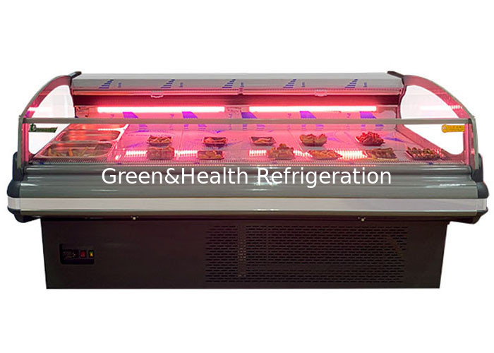 Green&Health Horizontal Refrigerator With Air Curtain For Fish/Fresh Meat/Seafoods