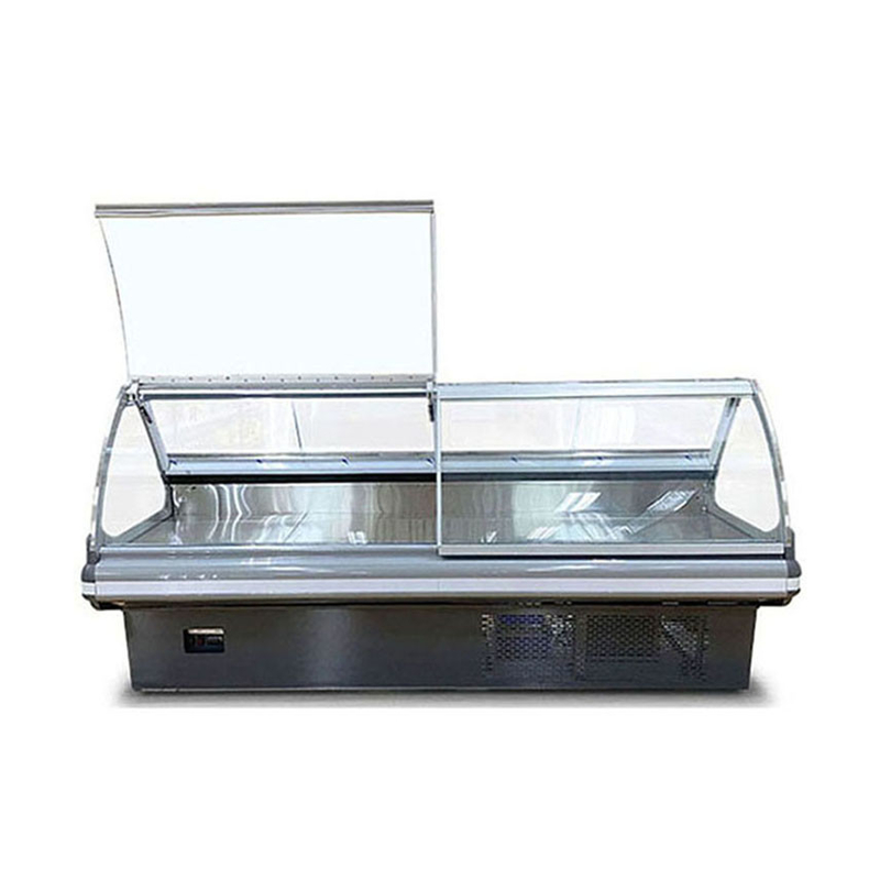 Commercial Fresh Meat Seafood Display Chiller For Butchery Store With 1.5 2 3m