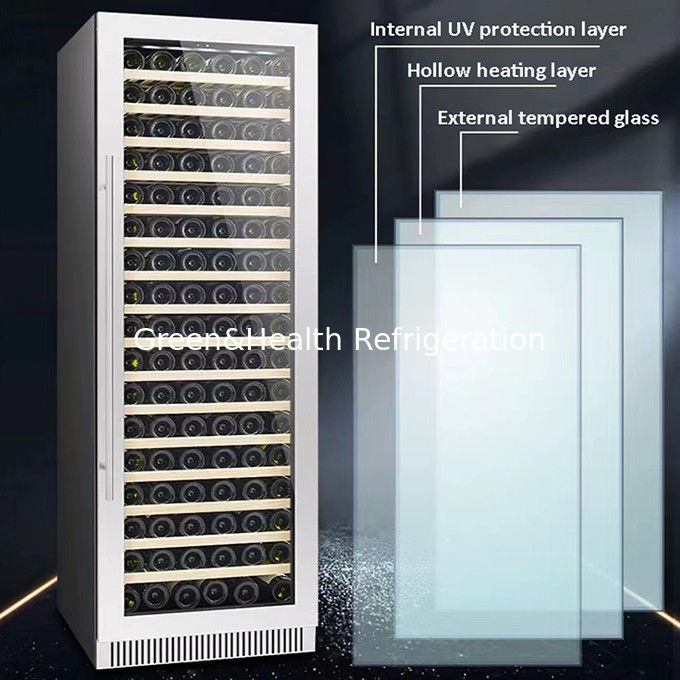 ETL Certificate 360° Air Ventilation Wine Refrigerator With 418L 220V 50HZ Automatic Defrost System