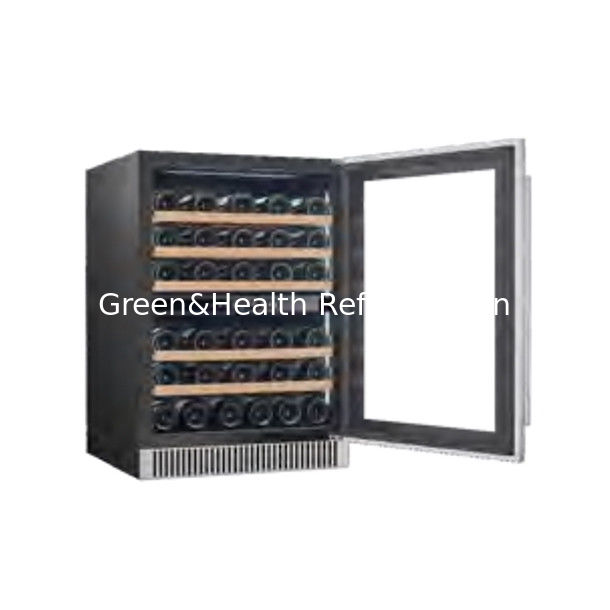 ETL Certificate Space Saving Dual Zone Stainless Steel Fridge Cooler For Wine Beer Storage