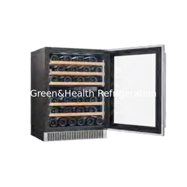 Space Saving Dual Zone Stainless Steel Fridge Cooler For Wine Beer Storage