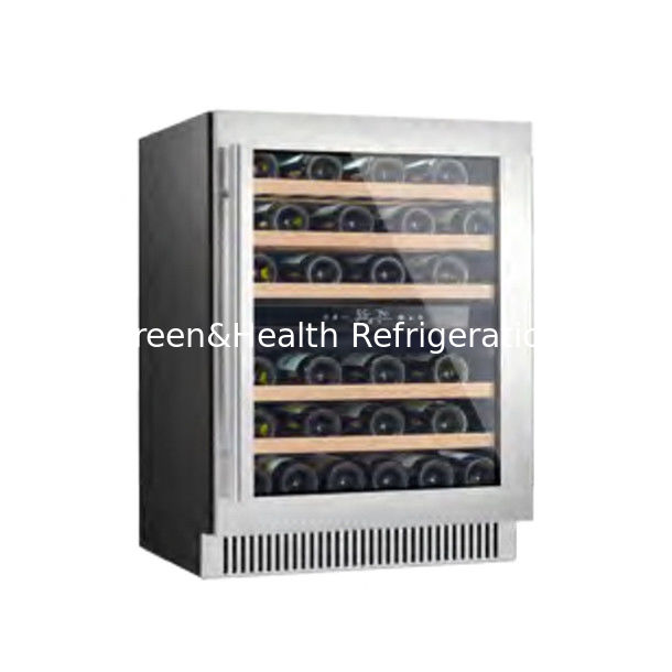 ETL Certificate Space Saving Dual Zone Stainless Steel Fridge Cooler For Wine Beer Storage