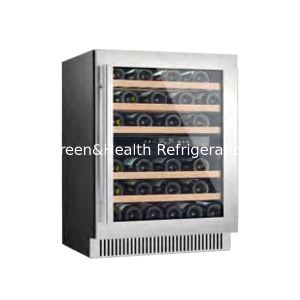 Space Saving Dual Zone Stainless Steel Fridge Cooler For Wine Beer Storage