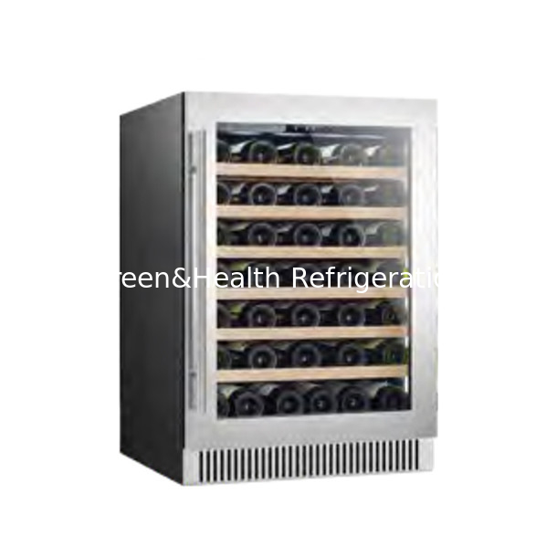 Space Saving Dual Zone Stainless Steel Fridge Cooler For Wine Beer Storage