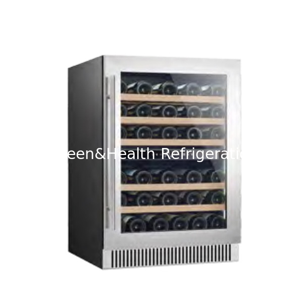 Space Saving Dual Zone Stainless Steel Fridge Cooler For Wine Beer Storage