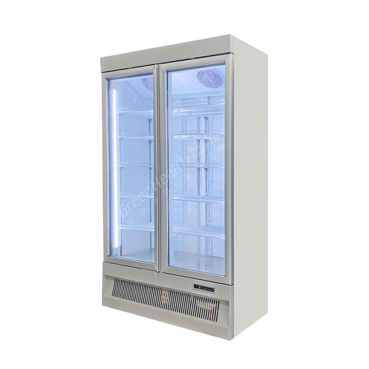 Rapid And Deep Freezing Built In Glass Door Freezer Adjustable Shelf For Frozen Food Display