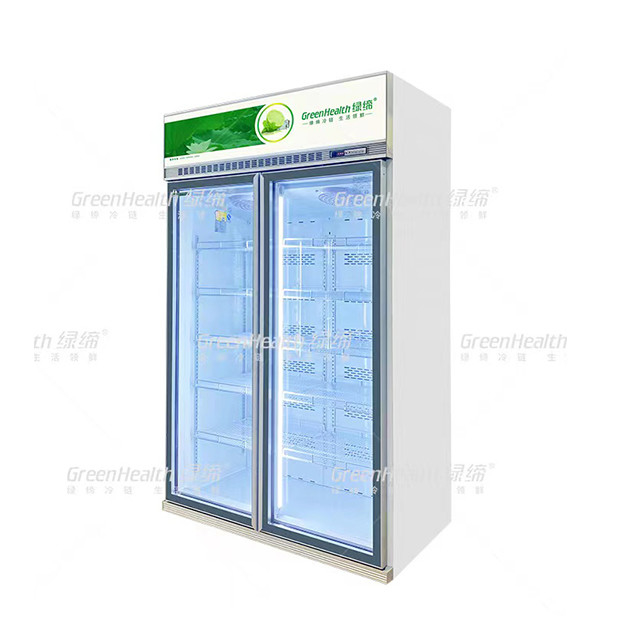 2087L Commercial Display Freezer 2~8 Degree Low E Defogging Glass Door Upright Beverage Inverter Chiller