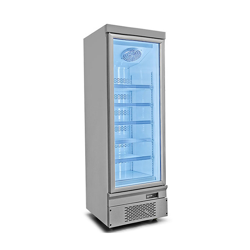 Units On Bottom Commercial Glass Display 2 3 Doors Refrigerator For Market
