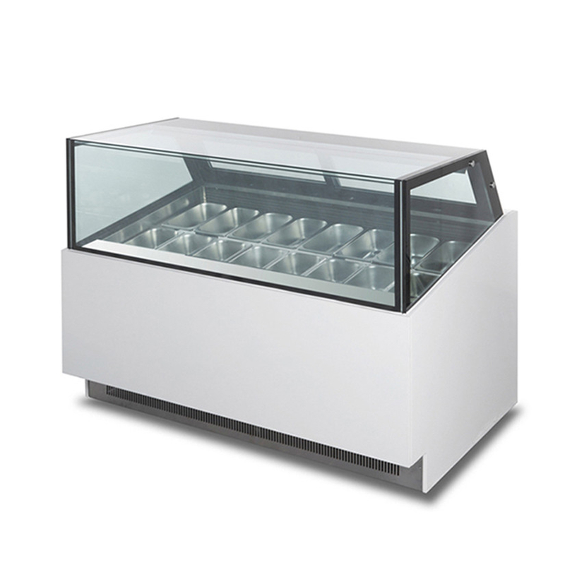 Versatile Storage Container Gelato Display Freezer For Different Types Of Frozen Desserts