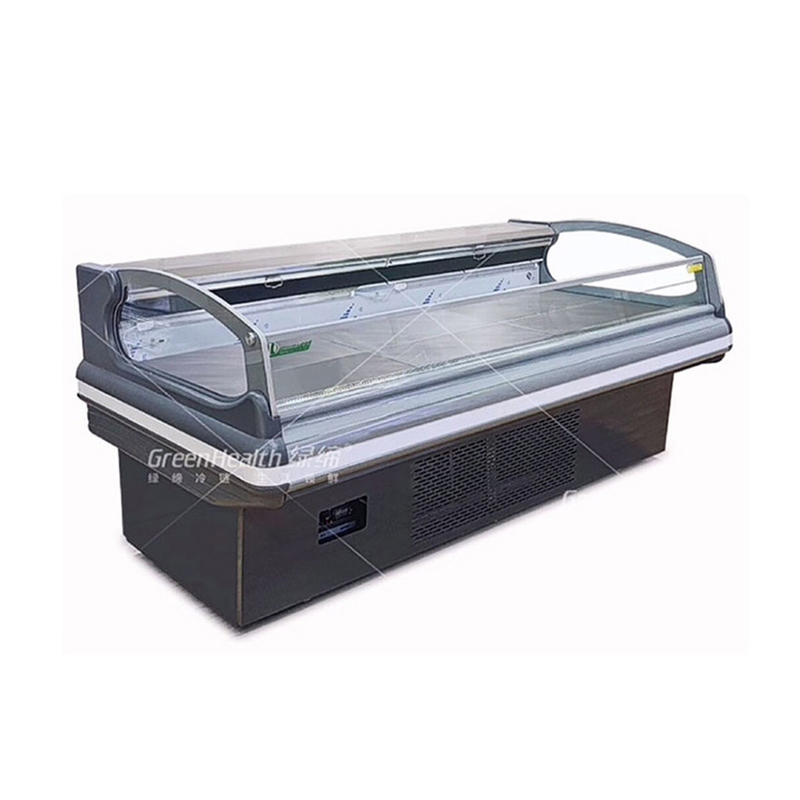 Top-Notch Meat Fish Cooked Food Display Freezer For Supermarket / Retailers