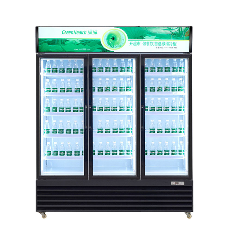 220v/50-60hz Rated Voltage Beverage Display Cooler with Temperature Range of 2C to 8C