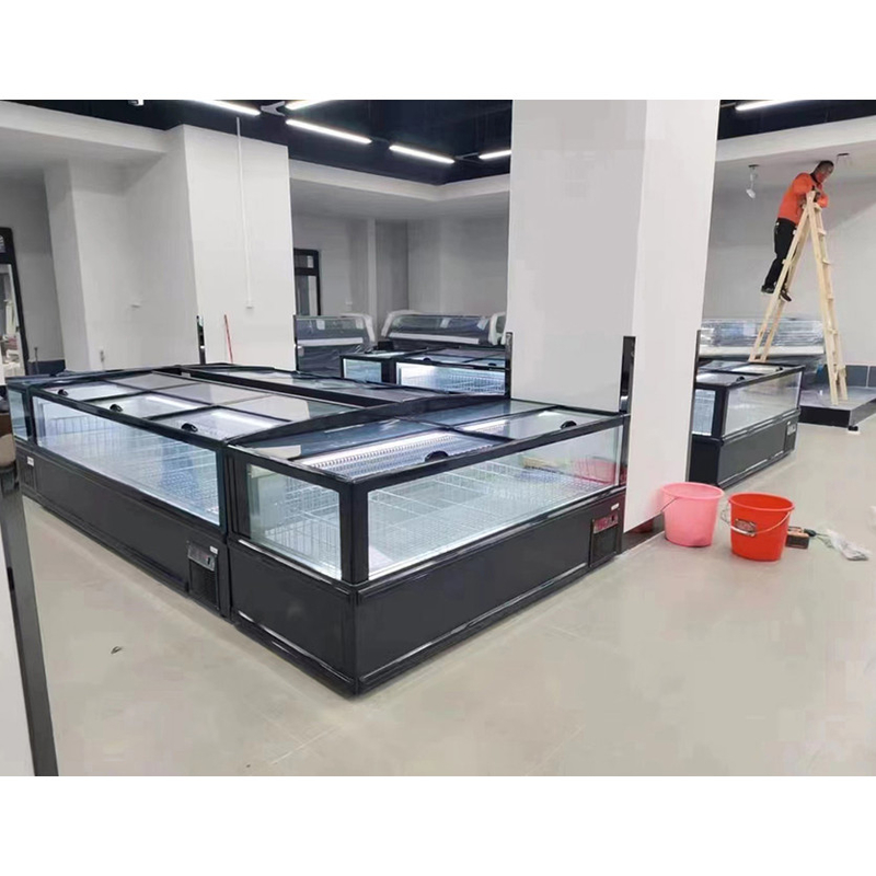 Efficiently Store and Showcase Frozen Products with Seeble Supermarket Island Freezer
