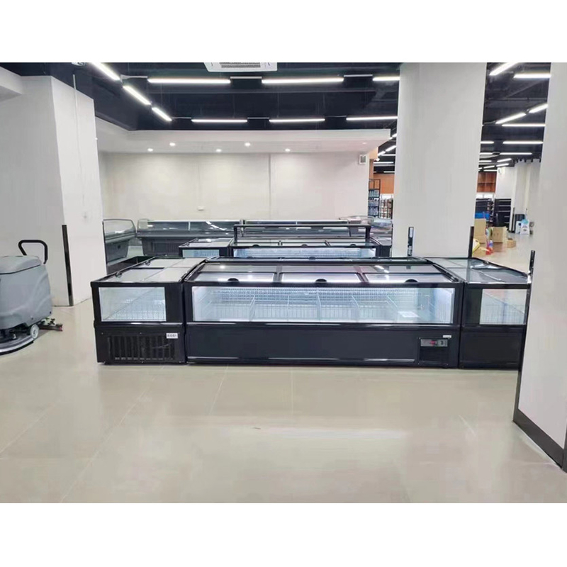 Efficiently Store and Showcase Frozen Products with Seeble Supermarket Island Freezer