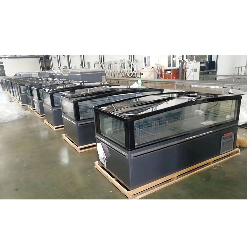 Efficiently Store and Showcase Frozen Products with Seeble Supermarket Island Freezer