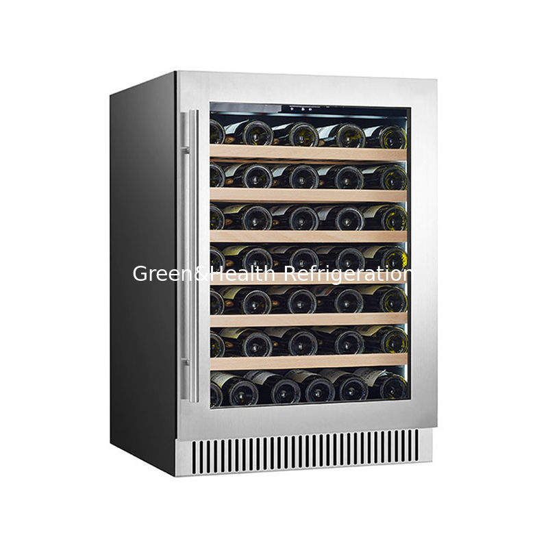 ETL Certificate LD-60D R600a 150L Double Zone Wine Display Fridge For Wine Storage