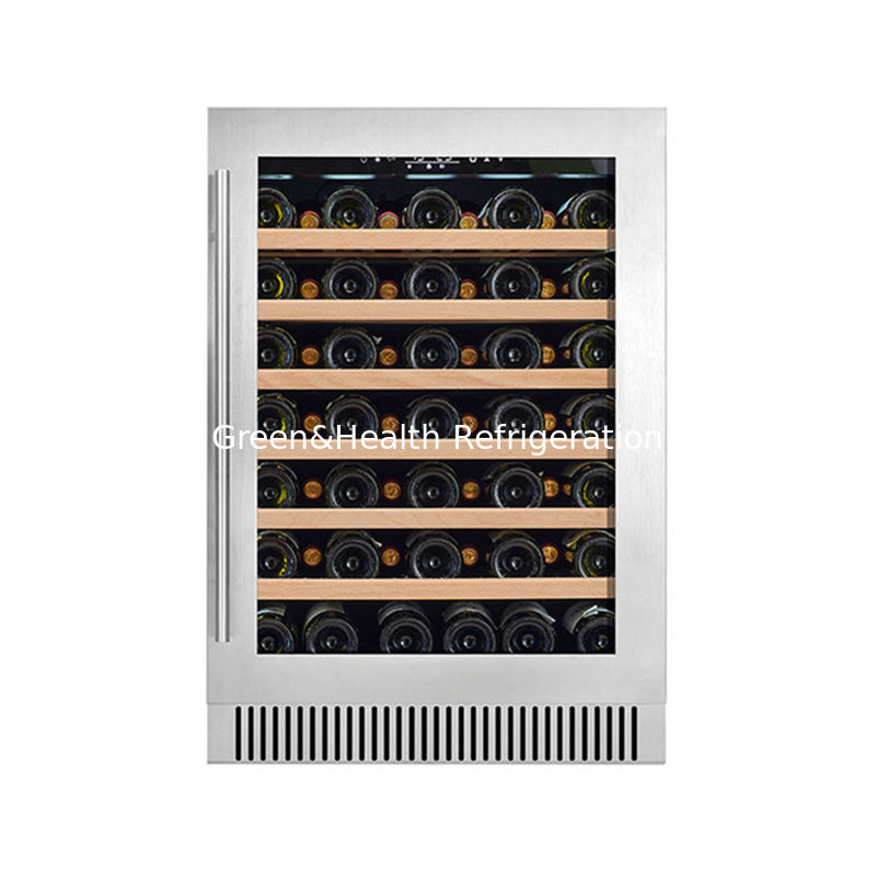 ETL Certificate LD-60D R600a 150L Double Zone Wine Display Fridge For Wine Storage
