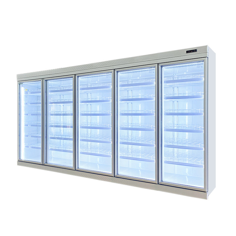 Commercial Frost Free Upright Freezer With 2/3/4/5 Doors Wheels Included