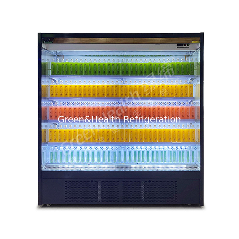 Commercial Spaces Multideck Open Chiller For Keeping Products Fresh And Cool