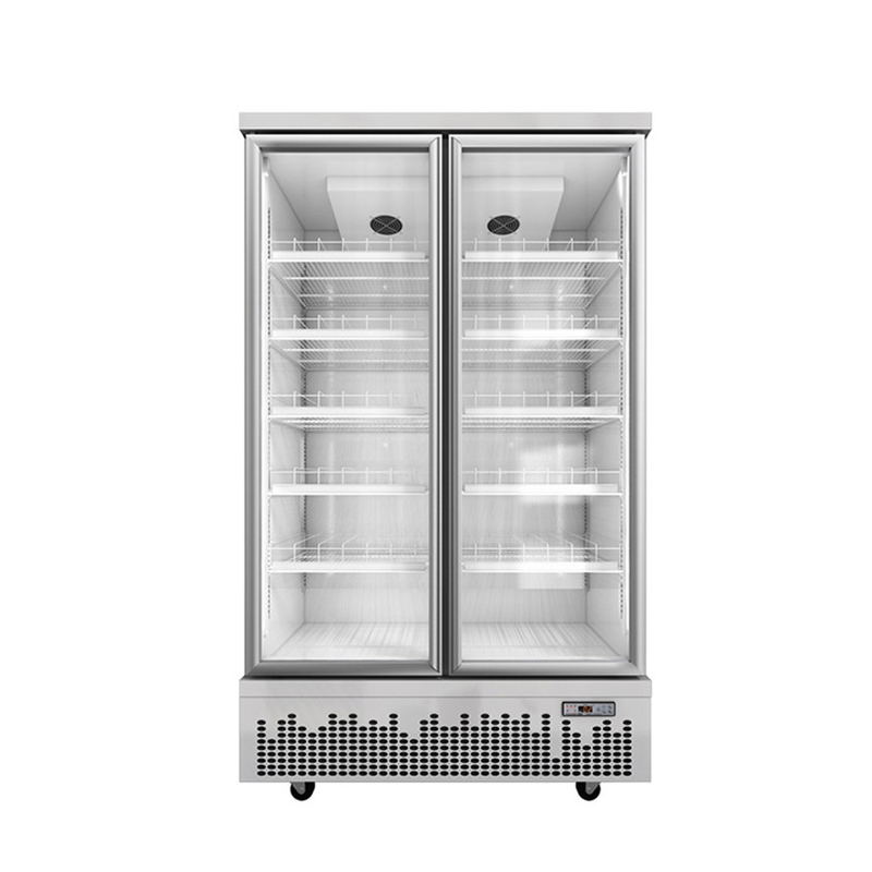 Store Use Glass Door Drinks Beverage Cooler For Modern Commercial Spaces
