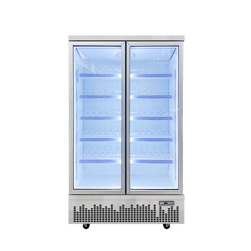 Store Use Glass Door Drinks Beverage Cooler For Modern Commercial Spaces