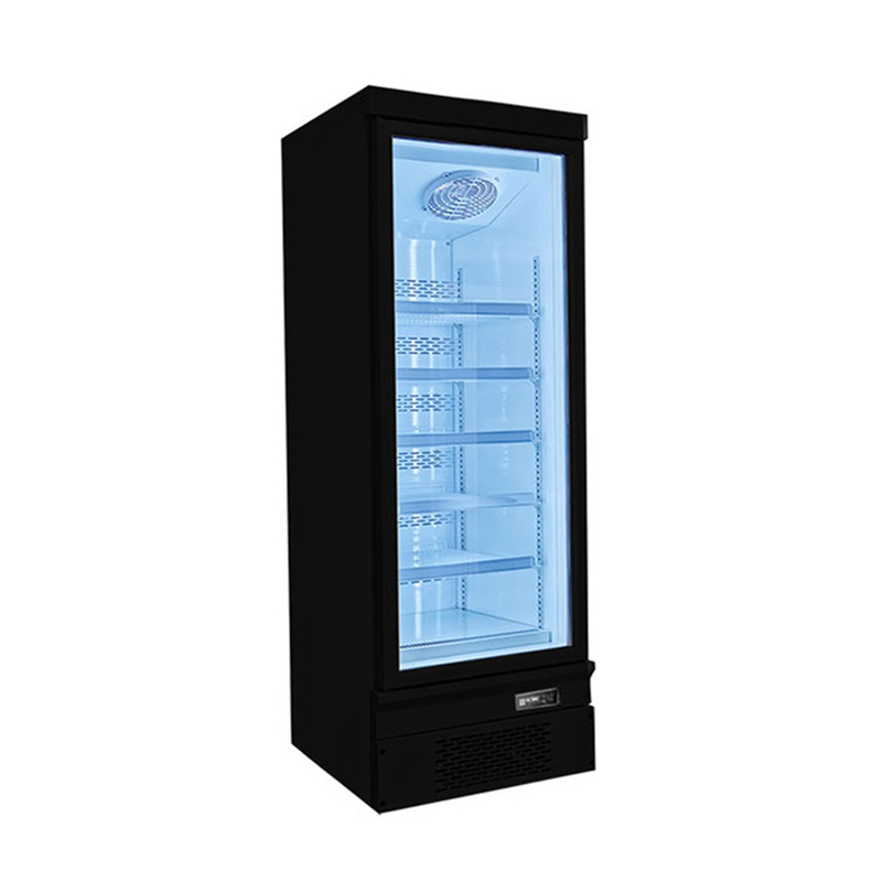 Space-Saving Glass Door Showcase Freezer For Commercial Frozen Food Market