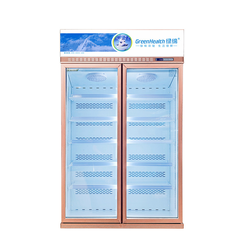 Energy Saving Customizable Commercial Display Freezer For Food Products Preservation