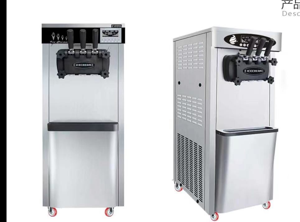 22L Floor Standing Type Ice Cream Making Machines With Triple Flavor