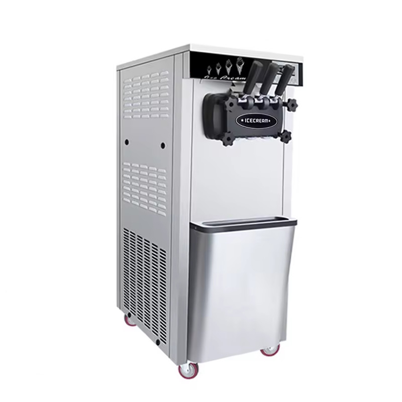 22L Floor Standing Type Ice Cream Making Machines With Triple Flavor