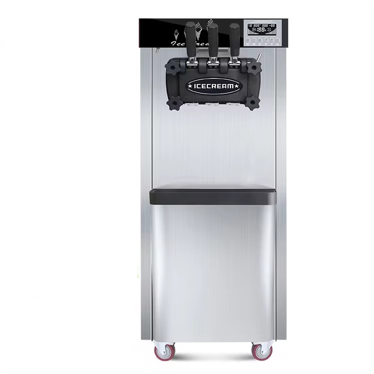 22L Floor Standing Type Ice Cream Making Machines With Triple Flavor