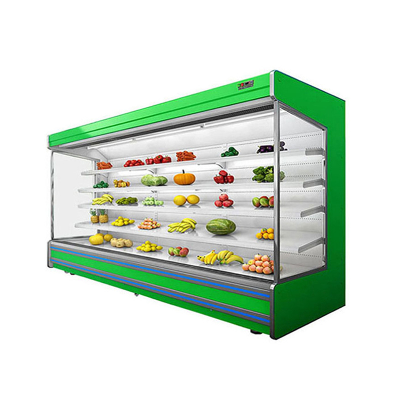 LED Multideck Open Display Chiller With 4 Shelves And 5 Display Space At 2-8.C