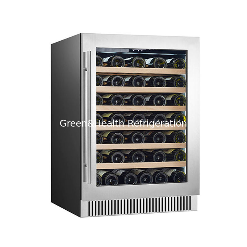 ETL Certificate Dual-Zone Electric 60 Bottles Wine Cooler For Wine Storage And Preservation