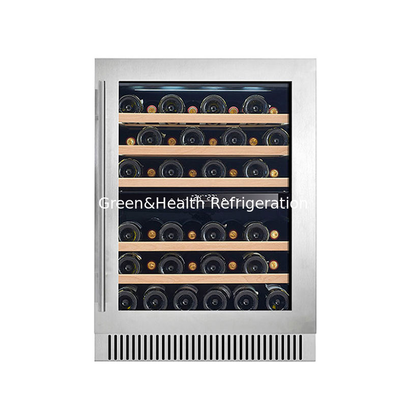 ETL Certificate Dual-Zone Electric 60 Bottles Wine Cooler For Wine Storage And Preservation
