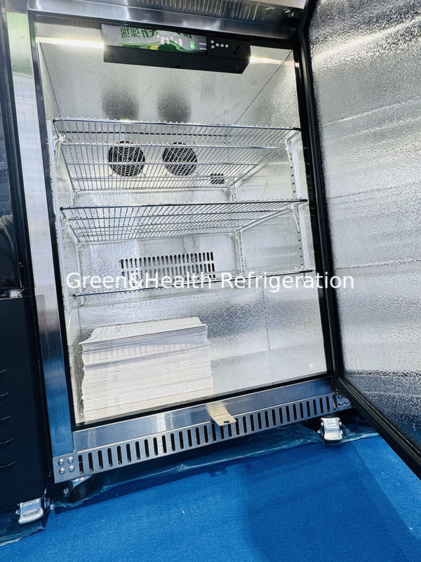 ETL Certificate 150L 168Cans Stainless Steel Solid Door Outdoor Beverage Refrigerator